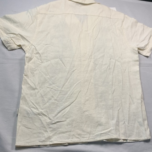 NWT Rhythm Men’s Cairo Cuban Linen SS Shirt - Picture 6 of 6